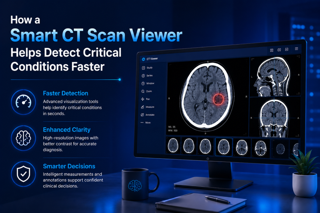 Smart CT Scan Viewer for Faster Critical Diagnosis