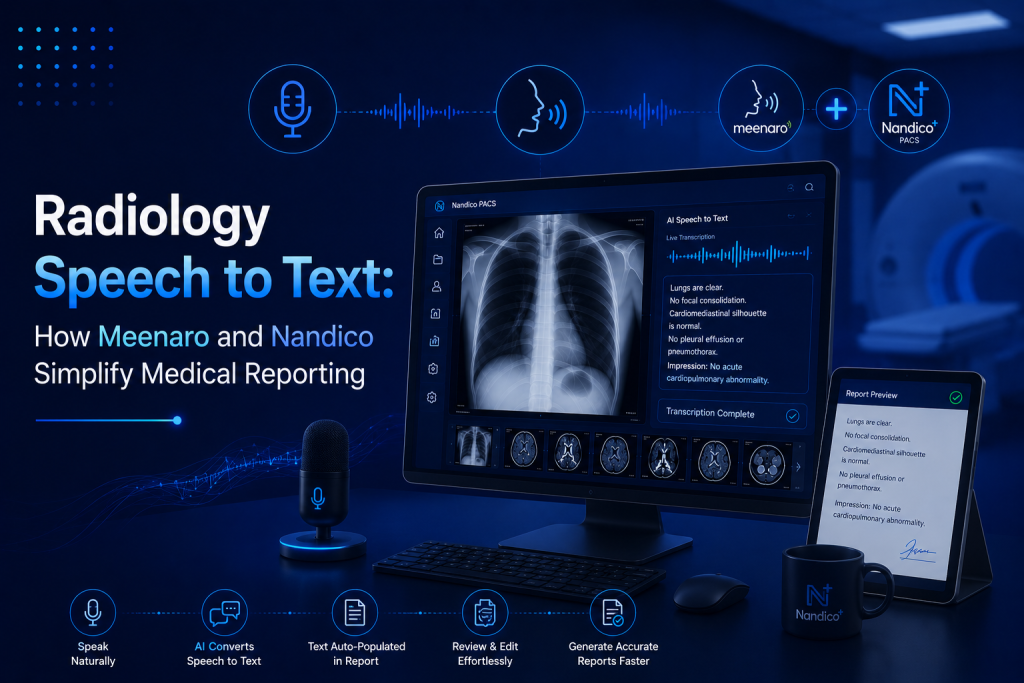 Radiology Speech to Text: Meenaro & Nandico