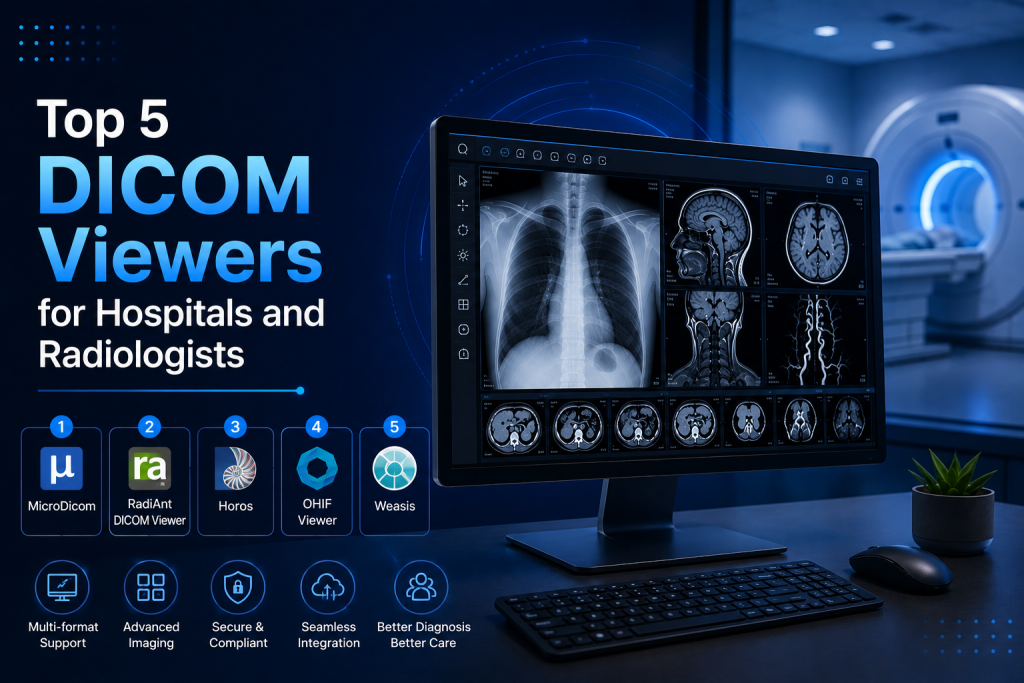 Top 5 DICOM Viewers for Hospitals and Radiologists