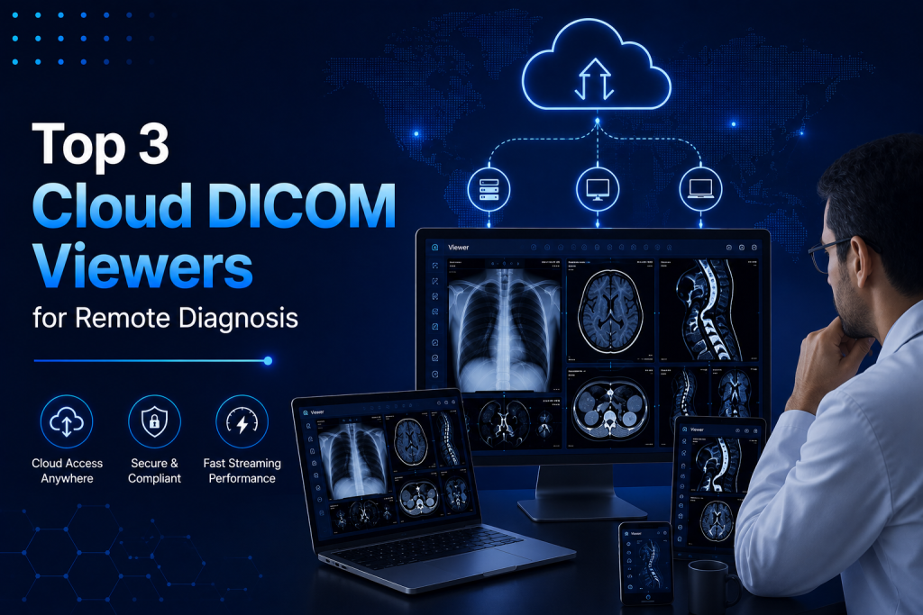 Top 3 Cloud DICOM Viewers for Remote Diagnosis