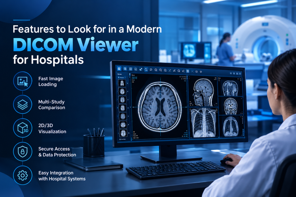 Modern DICOM Viewer Features for Hospitals